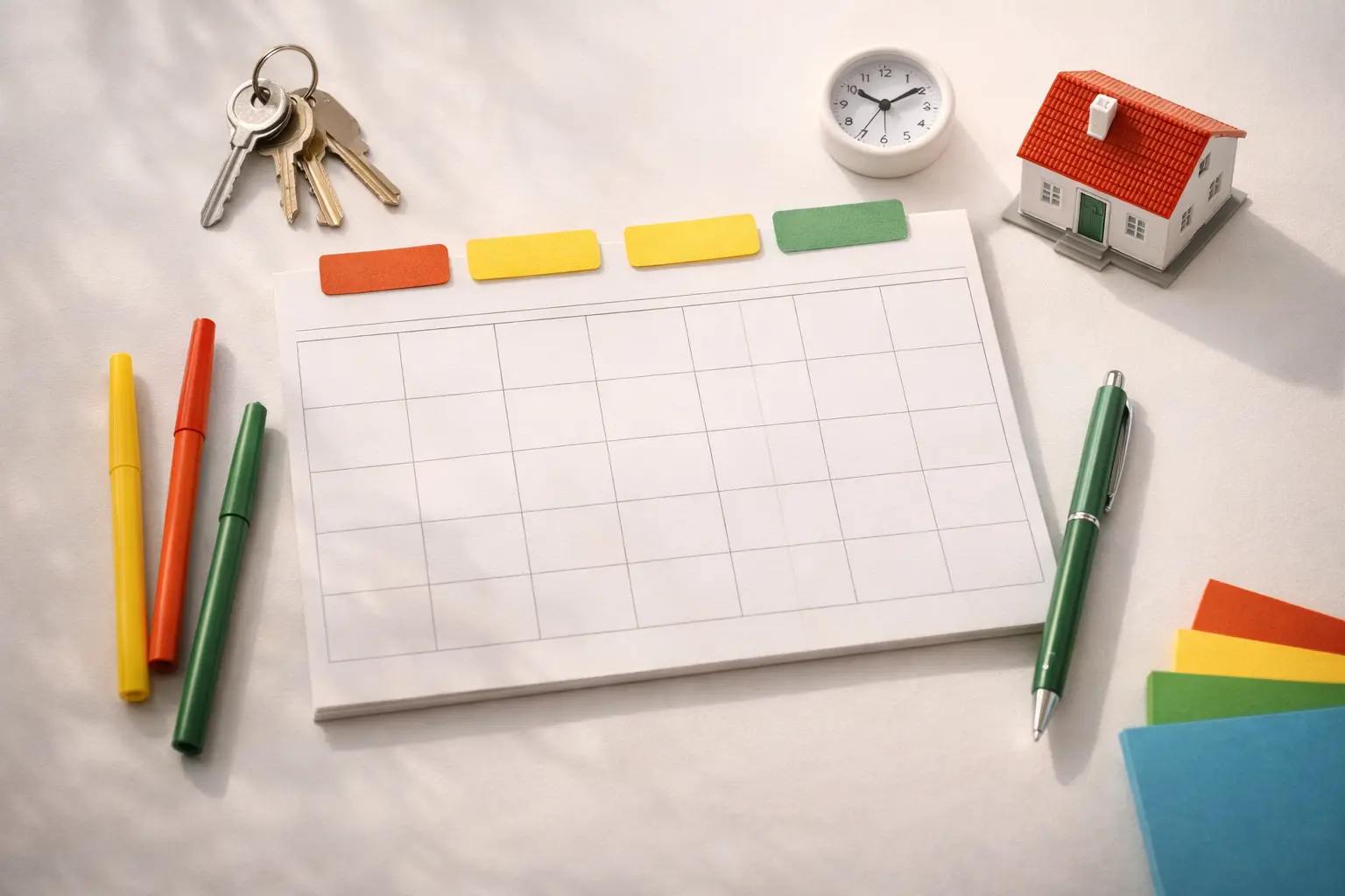 Calendario con prenotazioni sincronizzate tra Airbnb e Booking