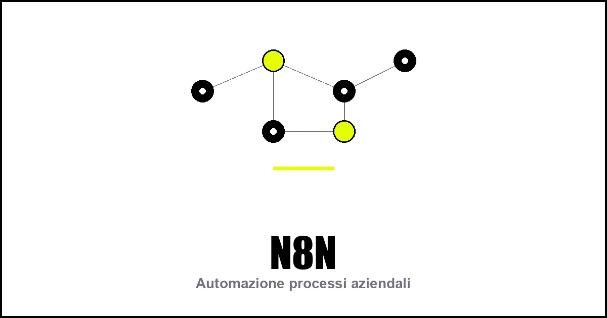 n8n automazione processi aziendali: workflow visuale per PMI con integrazione AI