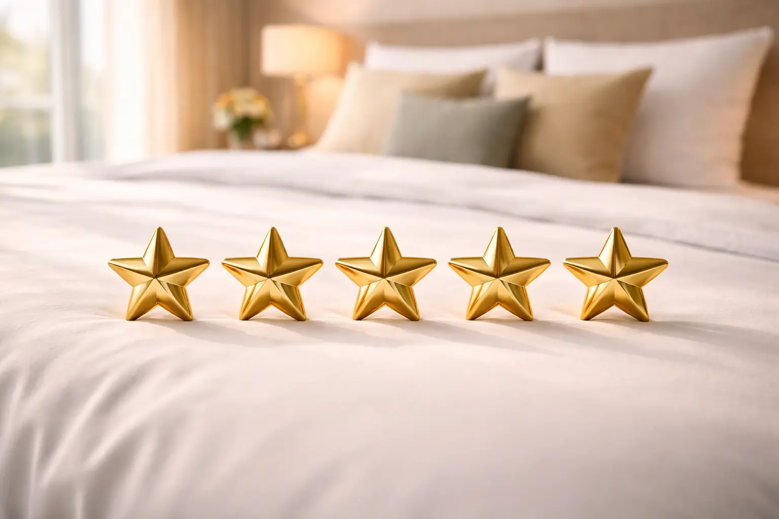 Schermata recensioni 5 stelle su Airbnb