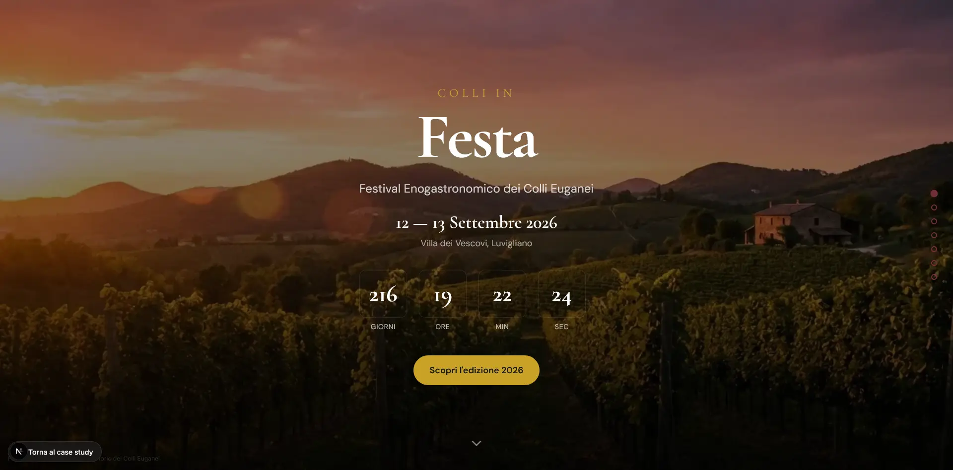 Screenshot Colli in Festa