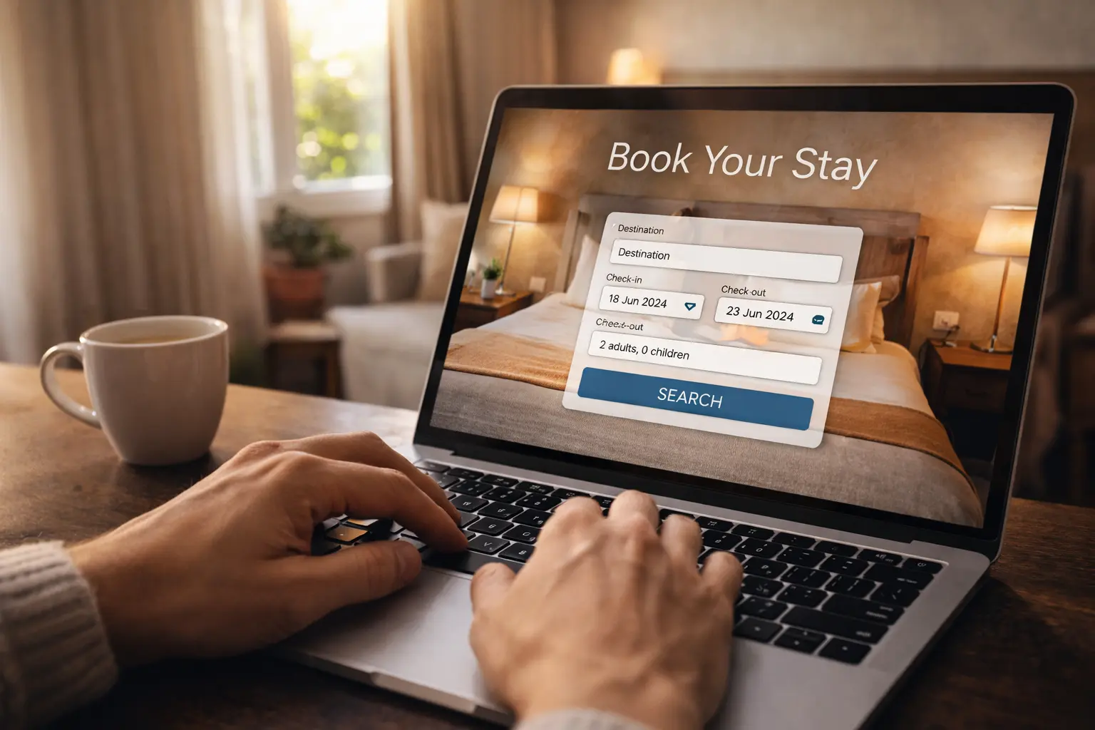 Ospite che prenota direttamente dal sito web di un B&B